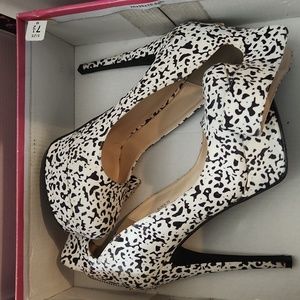 Dalmatian print shoes